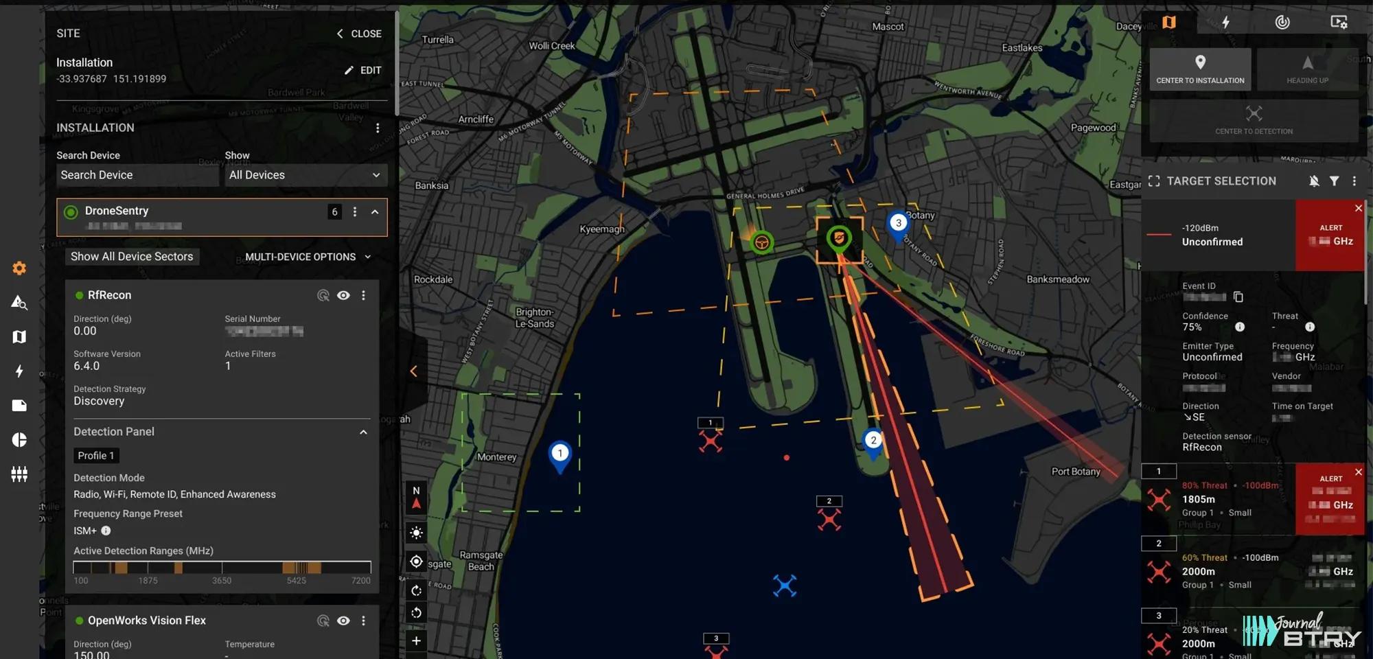 Spotting “invisible” drones. The Australian way.