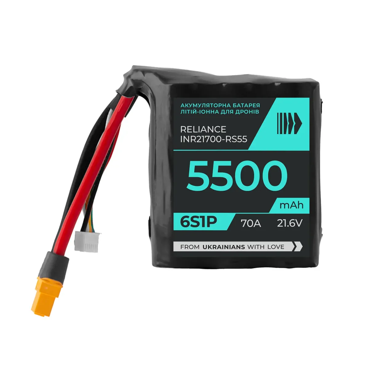 АКБ для FPV BTRY 6s1p Reliance (INR21700-RS55)