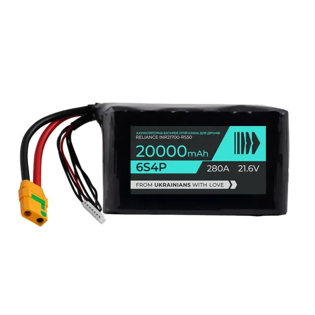 Battery for UAV/Aircrafts BTRY 6s4p Reliance (INR21700-RS50)
