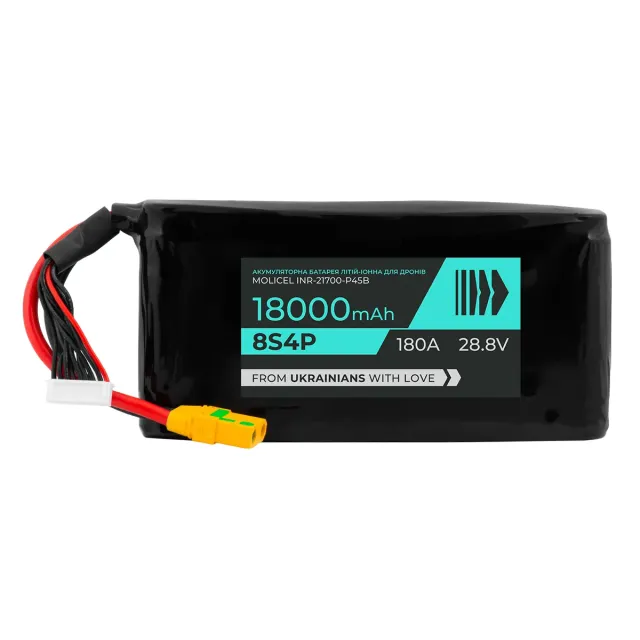 Battery for interceptor BTRY 8s4p Molicel (INR21700-P45B)