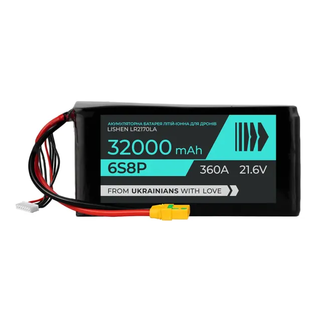 Battery for UAV/Aircrafts BTRY 6s8p Lishen (LR2170LA)