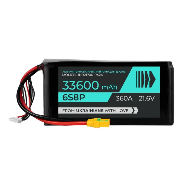 Battery for UAV/Aircrafts BTRY 6s8p Molicel (INR21700-P42A)