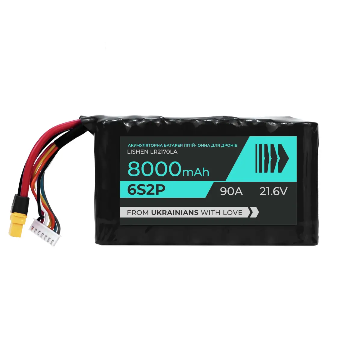 Battery for FPV drones BTRY 6s2p Lishen (LR2170LA)